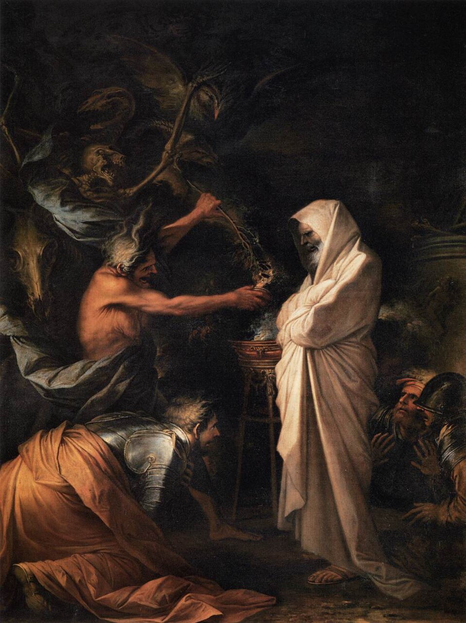 Salvator Rosa, The Shade of Samuel Appears to Saul