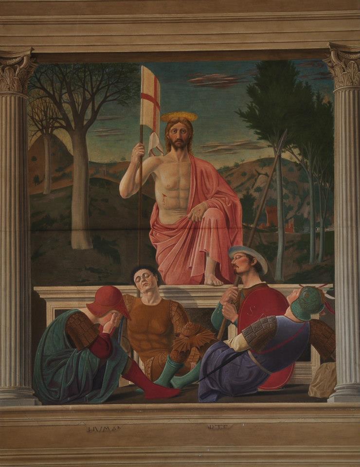after Piero della Francesca, The Resurrection